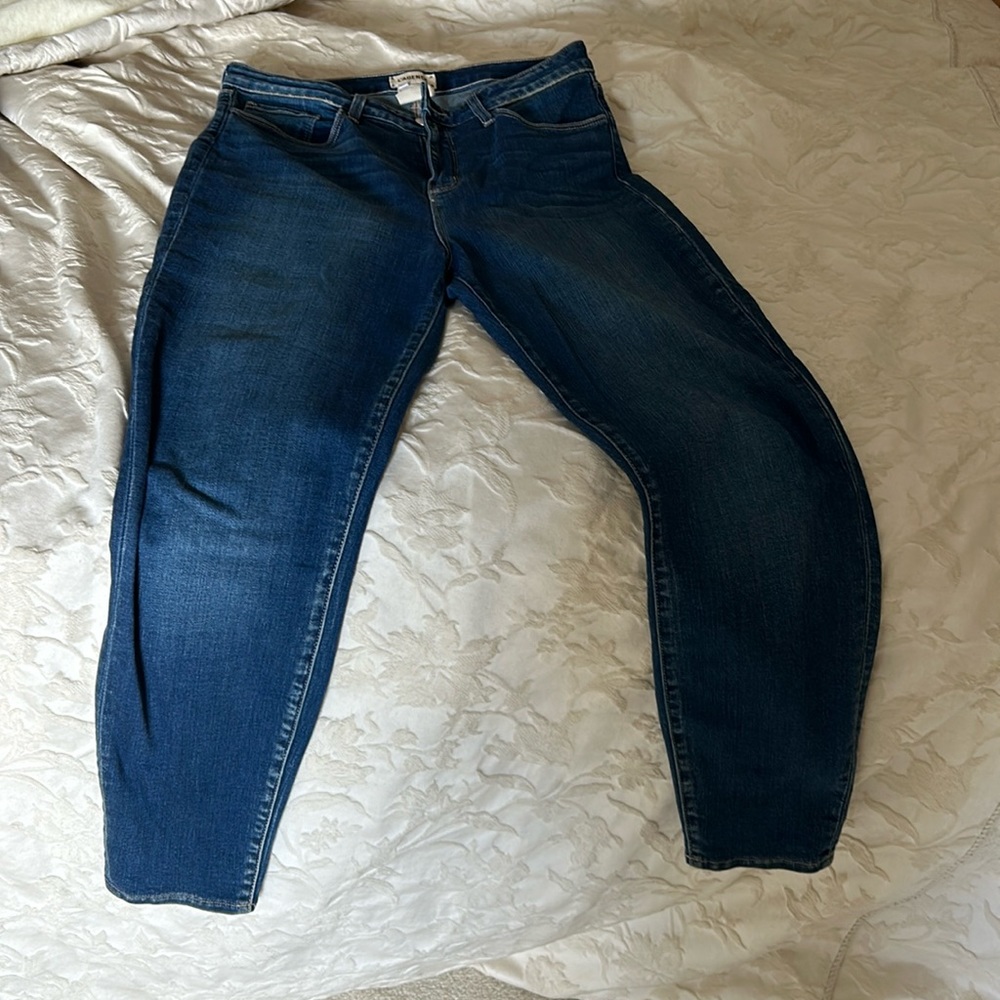 L'AGENCE Women's Skinny Jeans - Dark Blue